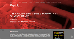 Desktop Screenshot of nationalbrassbandchampionships.com